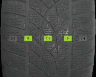 245/55 R17 106H WINTERREIFEN V-KLASSE W447 17 ZOLL ALU KOMPLETTSATZ 6-7MM - Bild 6