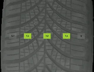 205/60 R16 92H WINTERREIFEN B-KLASSE W247 16 ZOLL ALU KOMPLETTSATZ 6MM - Bild 8