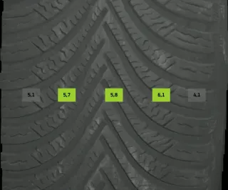 205/60 R16 96H WINTERREIFEN VW T-ROC 16 ZOLL STAHL KOMPLETTSATZ 5-6MM - Bild 5