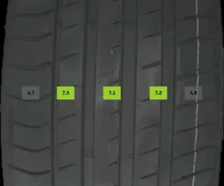 4x Sommerreifen 245/45 R19 102Y Triangle EffeXsport DOT 3625 7mm - Bild 2