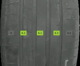 1x Sommerreifen 255/40 R19 100(Y) Dunlop Sportmaxx DOT5021 5mm - Bild 1