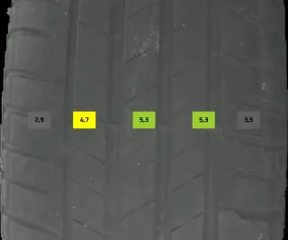205/55 R17 91W SOMMERREIFEN A-KLASSE W177 17 ZOLL ALUMINIUM KOMPLETTSATZ 4MM - Bild 5