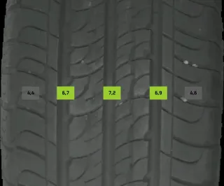 4x Sommerreifen 215/65 R16 107t Goodyear Efficientgrip 5-6mm DOT 3921 - Bild 3