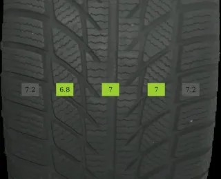 215/40 R17 87V WINTERREIFEN AUDI A1 8X 17 ZOLL ALU KOMPLETTSATZ 6MM - Bild 7