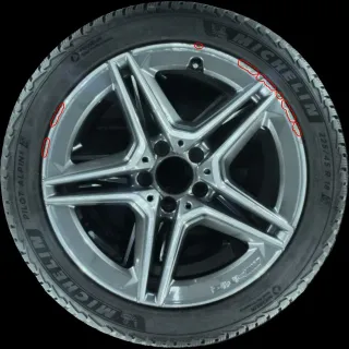 225/45 R18 95V WINTERREIFEN AMG C-KLASSE W205 18 ZOLL ALU KOMPLETTSATZ 6MM - Bild 4