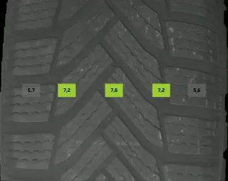 205/60 R16 96H WINTERREIFEN VW T-ROC 16 ZOLL STAHL KOMPLETTSATZ 5-6MM - Bild 8