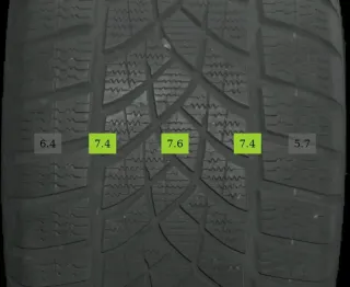 245/55 R17 106H WINTERREIFEN V-KLASSE W447 17 ZOLL ALU KOMPLETTSATZ 6-7MM - Bild 8