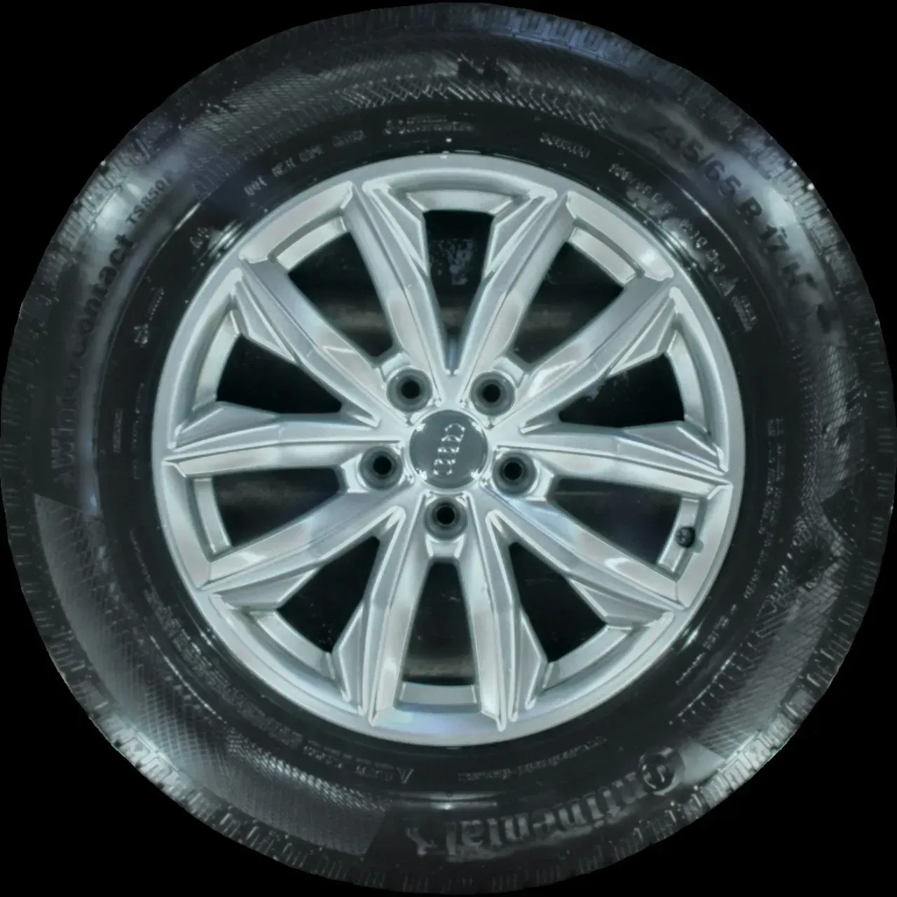 235/65 R17 104H WINTERREIFEN AUDI Q5 FY 17 ZOLL ALU KOMPLETTSATZ 4-5MM - Bild 1