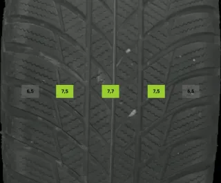 225/50 R17 98H WINTERREIFEN AUDI A4 8W B9 17 ZOLL ALUMINIUM KOMPLETTSATZ 6-7MM - Bild 6