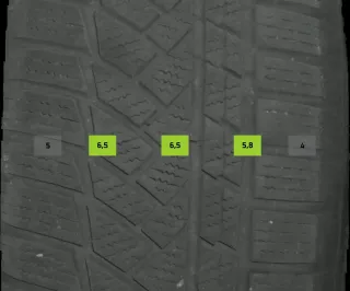 235/65 R17 104H WINTERREIFEN AUDI Q5 FY 17 ZOLL ALU KOMPLETTRÄDER 80A601025J - Bild 5