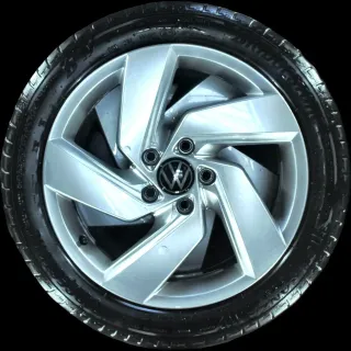 225/45 R17 91W SOMMERREIFEN VW GOLF 8 VIII 17 ZOLL ALUMINIUM KOMPLETTRÄDER 4-5MM - Bild 4