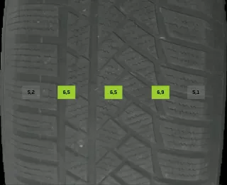 235/65 R17 104H WINTERREIFEN AUDI Q5 FY 17 ZOLL ALU KOMPLETTSATZ 4-6MM - Bild 5