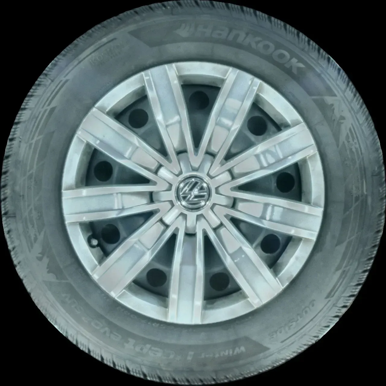 215/65 R17 99H WINTERREIFEN VW TIGUAN 5N 17 ZOLL STAHL KOMPLETTSATZ 5-6MM - Bild 1