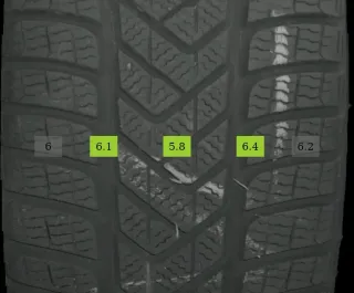 235/40 R18 95V WINTERREIFEN AMGA-KLASSE W176 18 ZOLL ALU KOMPLETTSATZ A176401080 - Bild 7
