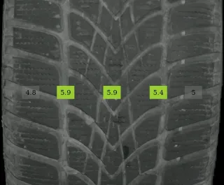 205/55 R16 91T WINTERREIFEN VW GOLF 7 VII 16 ZOLL STAHL KOMPLETTSATZ 5-6MM - Bild 5