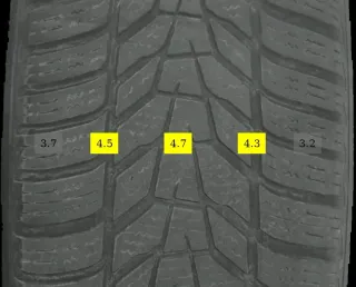 215/65 R17 99V WINTERREIFEN SEAT TARRACO NZ 17 ZOLL ALU KOMPLETTSATZ 4MM - Bild 8