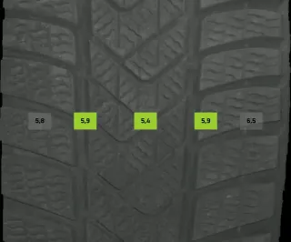 225/45 R18 95H WINTERREIFEN MERCEDES C-KLASSE W205 18 ZOLL ALU KOMPLETTSATZ 5MM - Bild 5