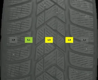 235/60 R18 103H WINTERREIFEN GLC W253 18 ZOLL ALUMINIUM KOMPLETTSATZ 4-5MM - Bild 7
