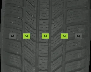 215/65 R17 99H WINTERREIFEN VW TIGUAN 5N (II) 17 ZOLL STAHL KOMPLETTSATZ 5-6MM - Bild 8