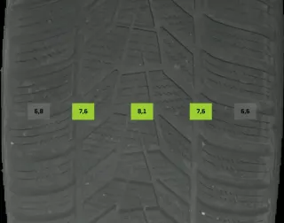 235/50 R19 WINTERREIFEN AUDI A8 4N 19 ZOLL ALUMINIUM KOMPLETTSATZ 6-7MM - Bild 6