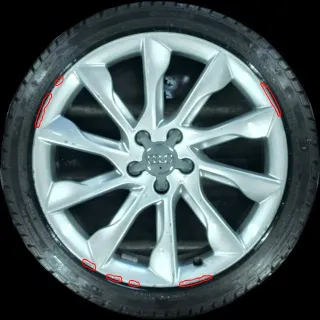 255/35 R19 96V WINTERREIFEN AUDI A5 8T 19 ZOLL ALU KOMPLETTSATZ 4-5MM - Bild 2