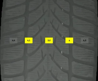 225/50 R17 WINTERREIFEN AUDI A4 8W B9 17 ZOLL ALUMINIUM KOMPLETTSATZ 8W0601025P - Bild 6