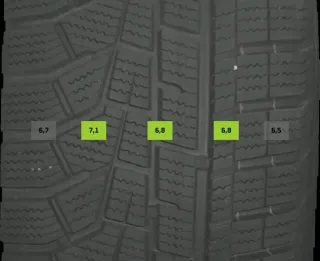 215/65 R17 99H WINTERREIFEN VW TIGUAN 5N 17 ZOLL STAHL KOMPLETTSATZ 5-6MM - Bild 5