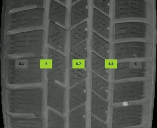 235/55 R19 101H WINTERREIFEN BLANKO 19 ZOLL ALUMINIUM KOMPLETTSATZ 6MM - Bild 15