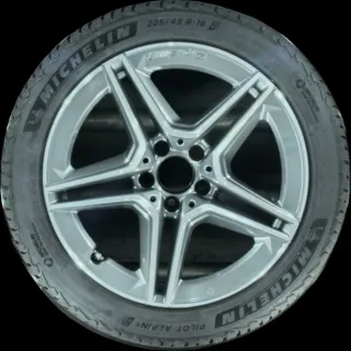 225/45 R18 95V WINTERREIFEN AMG C-KLASSE W205 18 ZOLL ALU KOMPLETTSATZ 5MM - Bild 2