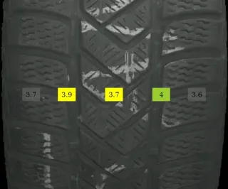 235/40 R18 95V WINTERREIFEN AMGA-KLASSE W176 18 ZOLL ALU KOMPLETTSATZ A176401080 - Bild 8