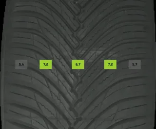 2x Allwetterreifen 225/55 R17 101W Maxxis Premitra All Season DOT 1425 6mm - Bild 2