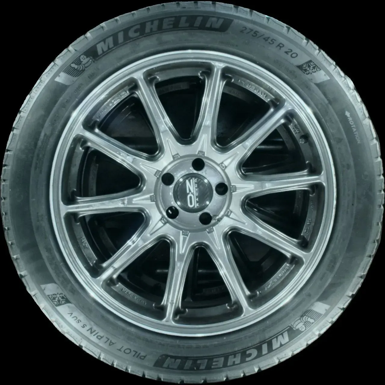 275/45 R20 110V WINTERREIFEN AUDI Q7 4L 20 ZOLL ALU KOMPLETTSATZ 5-6MM - Bild 1
