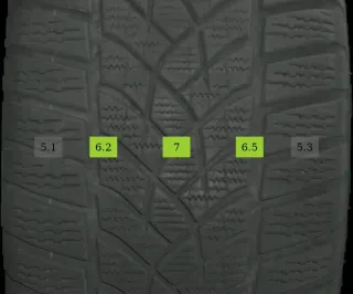 245/55 R17 106H WINTERREIFEN V-KLASSE W447 17 ZOLL ALU KOMPLETTSATZ 6-7MM - Bild 7