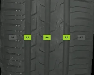 4x Sommerreifen 195/65 R15 91h Continental Ecocontact6 DOT2920 5mm - Bild 1