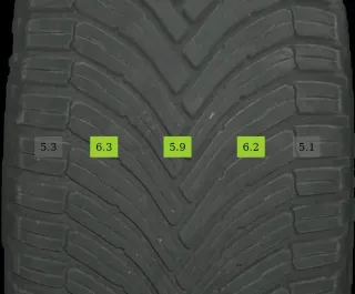 235/55 R19 GANZJAHRREIFEN VOLVO XC90 19 ZOLL ALUFELGEN KOMPLETTSATZ 5-6MM - Bild 8