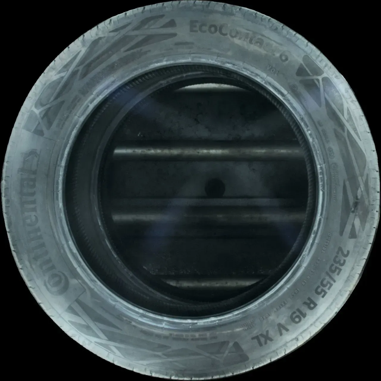 2x Sommerreifen 235/55 R19 105v Continental Ecocontact6 DOT4324 4mm - Bild 1