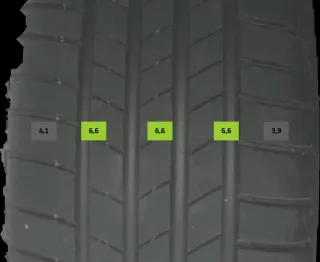 4x Sommerreifen 225/40 R18 92Y Bridgestone Turanza DOT2622 5mm - Bild 4