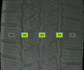 4x Winterreifen 205/65 R16 107T Maxxis Vansmart Snow DOT 1625 9mm - Bild 4