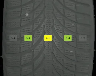 245/45 R20 103V WINTERREIFEN LEXUS LC Z10 20 ZOLL ALU KOMPLETTSATZ 4-5MM - Bild 8