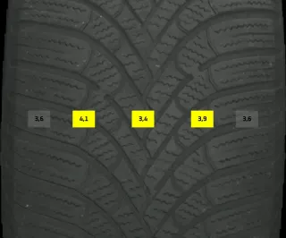 215/65 R17 103V WINTERREIFEN VW TIGUAN 5N (II) 17 ZOLL ALU KOMPLETTSATZ 3-5MM - Bild 7