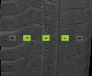 205/60 R16 92H WINTERREIFEN A-KLASSE W177 16 ZOLL ALU KOMPLETTSATZ 6MM - Bild 5