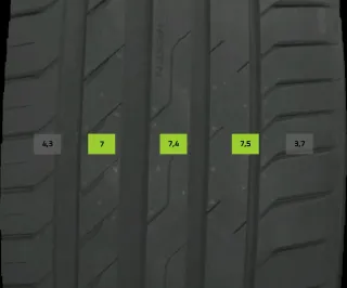 4x Sommerreifen 255/40 R21 102Y Nexen Nferasport DOT 0526 7mm - Bild 4