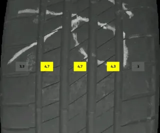 4x Sommerreifen 235/35 R19 91y Bridgestone Potenza DOT 4123 4-5mm - Bild 4
