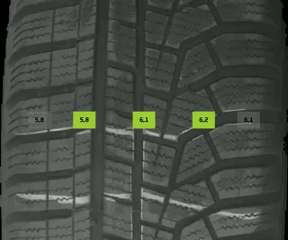 205/55 R17 91H WINTERREIFEN A-KLASSE W177 17 ZOLL ALU KOMPLETTSATZ 4-5MM - Bild 6