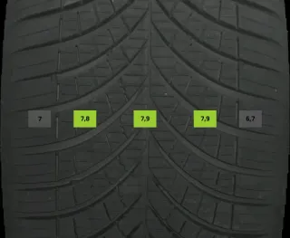 4x Allwetterreifen 255/45 R18 103v Goodyear Vector 4 Season DOT 0126 7-8mm - Bild 5
