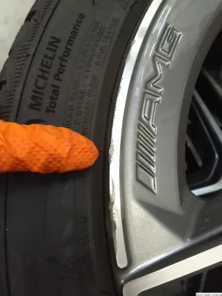 225/45 R18 95V WINTERREIFEN AMG C-KLASSE W205 18 ZOLL ALU KOMPLETTSATZ 6MM - Bild 9