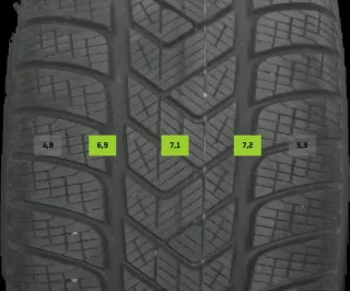 235/65 R17 108H WINTERREIFEN GLC W253 17 ZOLL ALU KOMPLETTSATZ 6MM A2534010600 - Bild 7