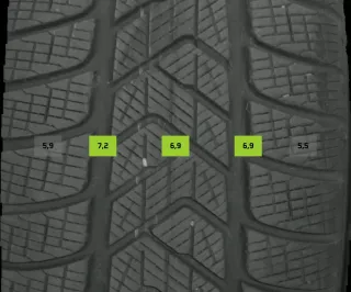 235/65 R17 108H WINTERREIFEN GLC W253 17 ZOLL ALU KOMPLETTSATZ 6MM A2534010600 - Bild 5