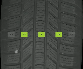 215/65 R17 99H WINTERREIFEN VW TIGUAN 5N (II) 17 ZOLL STAHL KOMPLETTSATZ 5-6MM - Bild 6