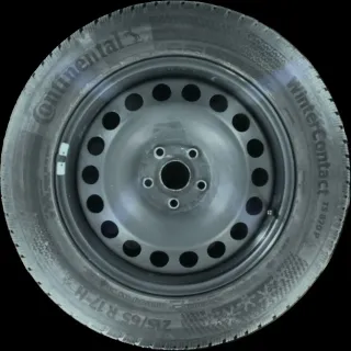 215/65 R17 99H WINTERREIFEN VW TIGUAN 5N (II) 17 ZOLL STAHL KOMPLETTSATZ 5-6MM - Bild 3